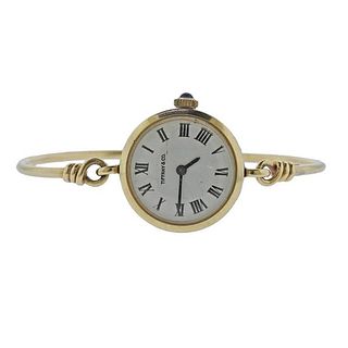 Tiffany &amp; Co Mid Century 14k Gold Watch Bracelet