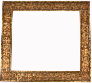 20th C. Carved Giltwood Orientalist Frame