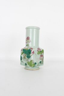 Rare Chinese Famille Rose Vase, Qianlong Mark