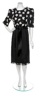 A Valentino Black Cocktail Dress,
