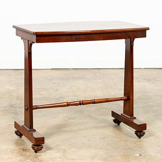 19TH C. ENGLISH REGENCY ROSEWOOD LIBRARY TABLE