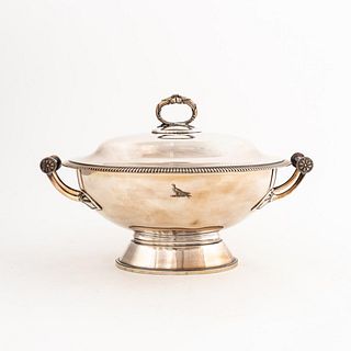 GORHAM SILVER SOLDERED CLASSICAL STYLE TUREEN