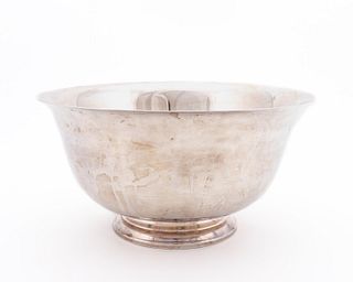 LARGE SILVERPLATE PUNCH BOWL, WEBSTER WILCOX