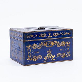 19TH C. FRENCH GILT CHINOISERIE LETTER BOX