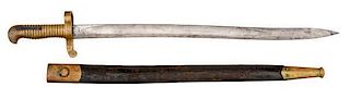 Sharps Navy Rifle Brass-Handled Saber Bayonet 