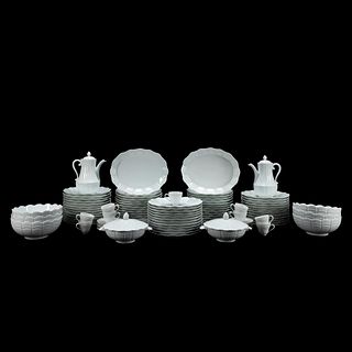 96PC MAINLY GIRAUD "CORAIL" PART DINNER SERVICE