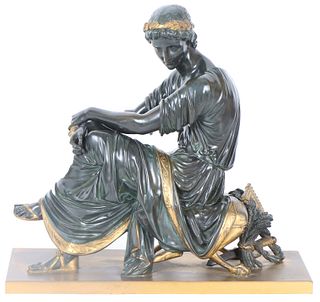 19th C French Barbedienne Quality Bronze Sculpture
