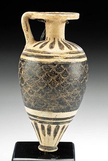 Fine Etrusco-Corinthian Pottery Aryballos w/ TL