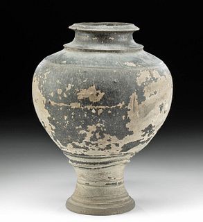 Thai Khmer Glazed Pottery Jar, ex-Museum