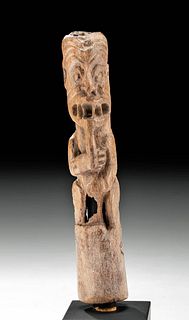 Rare Ecudoran La Tolita Bone Figural Carving