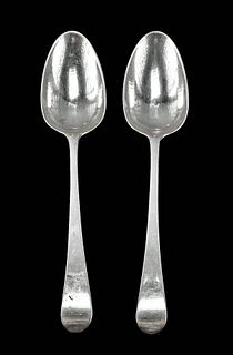 18th C. English Silver Spoons, George Smith III (Pr)