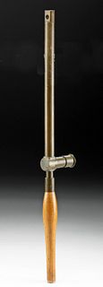 Fine 1918 WWI British Brass & Wood Periscope R & J Beck