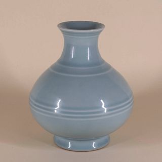 Clair de Lune Porcelain Vase w/ YongZheng Mark