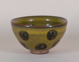 Unusual Jian Green Glazed Tea Bowl