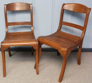 Pair of Sabre Leg Chairs
