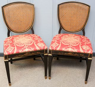 Pair of Italian Style Painted Chairs