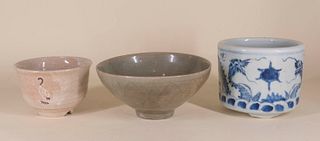 Three Asian Ceramic Bowls