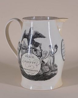 American Revolution Pearlware Pitcher