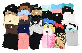 Large Lot of Women's Sportswear Tops, over 40 pieces, to include Bogner, Babe Didrikson, Lacoste, Nike, Under Armour, along with others, size medium, 