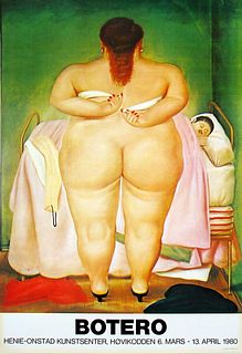 The Morning After, Fernando Botero Exhibition Poster