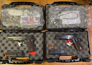 PAIR OF NEW CONSECUTIVE SERIAL# COLT O1991 PISTOLS