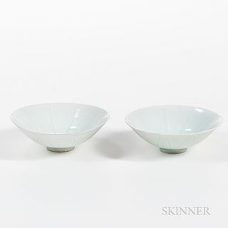 Pair of Small Qingbai Bowls