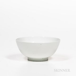 White-glazed Ding Deep Bowl