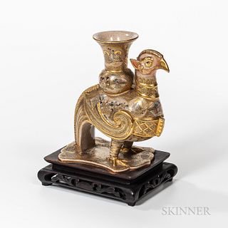 Satsuma Vase in the Shape of a Mythical Bird