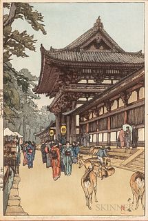 Two Hiroshi Yoshida (1876-1950) Woodblock Prints