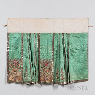 Han-style Pleated Apron Skirt Panel, Baizhequn