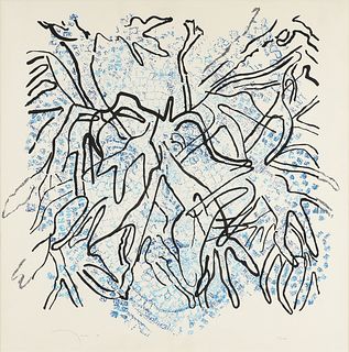 NANCY GRAVES (American 1940-1995) A PRINT, "Medusa," 1989, 