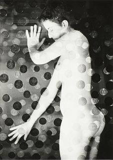 LESLIE FIELD (American/Texas b. 1949) A PHOTOGRAPH, "Nude Dots,"