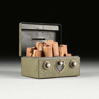 MCKAY OTTO (American b. 1947) AN ASSEMBLAGE SCULPTURE, "(Untitled) Wood Box," 1994,