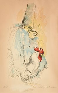 LEROY NEIMAN (American 1921-2012) A PRINT, "Punchinello," ARTIST PROOF, 1976,