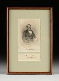 A GROUP OF FIVE AMERICAN AND GERMAN PRINTS OF NEW ORLEANS AND AUTOGRAPH BY JAMES FENIMORE COOPER, MID 19TH CENTURY,