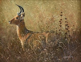 JAN MARTIN MCGUIRE (American b. 1955) A PAINTING, "In Deep Grass," 