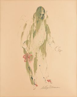 LEROY NEIMAN (American 1921-2012) A PRINT, "Pierrot," CIRCA 1972,