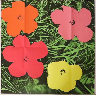 Andy Warhol, Flowers Lithograph 1964