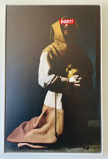 Contemporary Francis of Assisi Glicee, 1/10 Signed