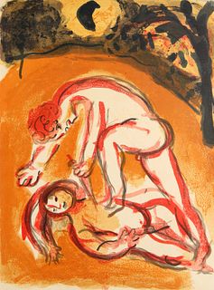 Marc Chagall - Cain and Abel