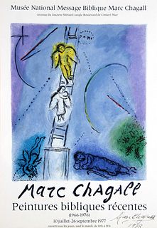Marc Chagall  - Peintures bibliques recentes poster
