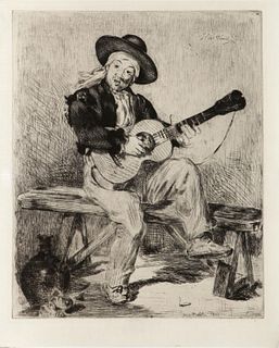 Edouard Manet - Le Chanteur Espagnol (Le Guitarero) The