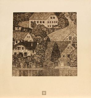 Gustav Klimt (After) - Am Attersee