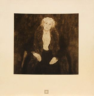 Gustav Klimt (After) - Bildnis Einer Alten Dame