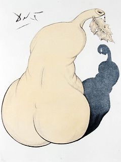 Salvador Dali - Pear and Nude Back