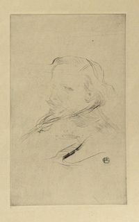 Henri Toulouse-Lautrec - Francis Jourdain from "Peintre