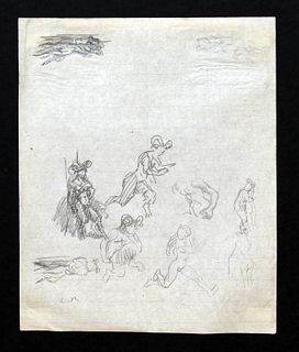 Ludovic-Rodo Pissarro - Sketches of Figures