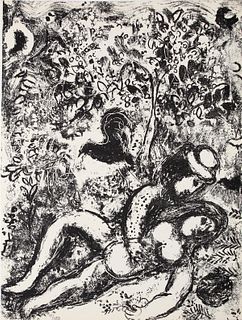 Marc Chagall - Le Couple a L