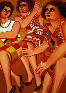Lester Johnson - Three Women