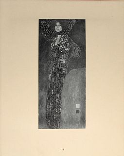 Gustav Klimt (After)- Bildnis des Fräulein Emilie